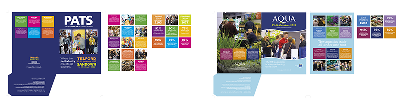 Exhibition stand graphics and lanyards